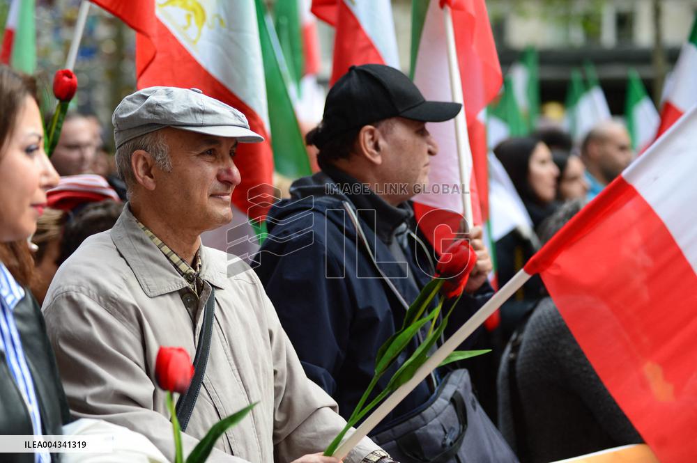 Protest Against the Execution of Political Prisoners in Iran - Paris