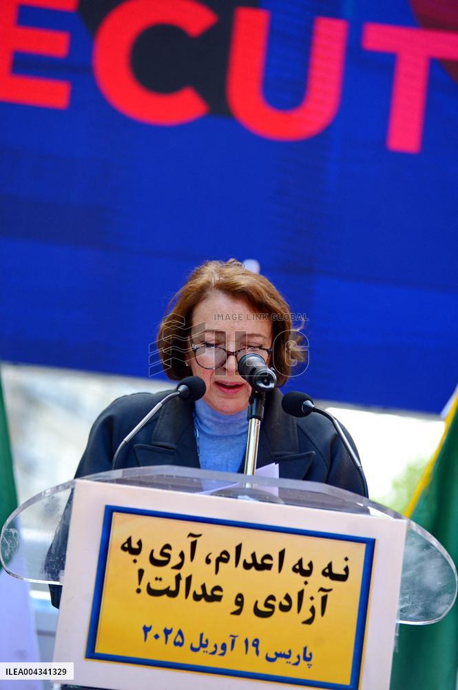 Protest Against the Execution of Political Prisoners in Iran - Paris