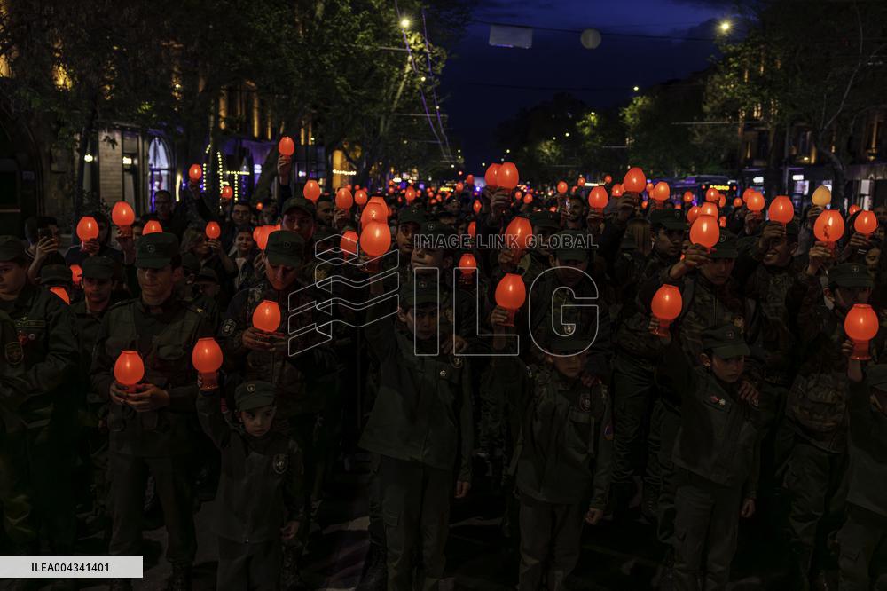 Armenia Holy Saturday at Saint Sarkis Cathedral - Yerevan
