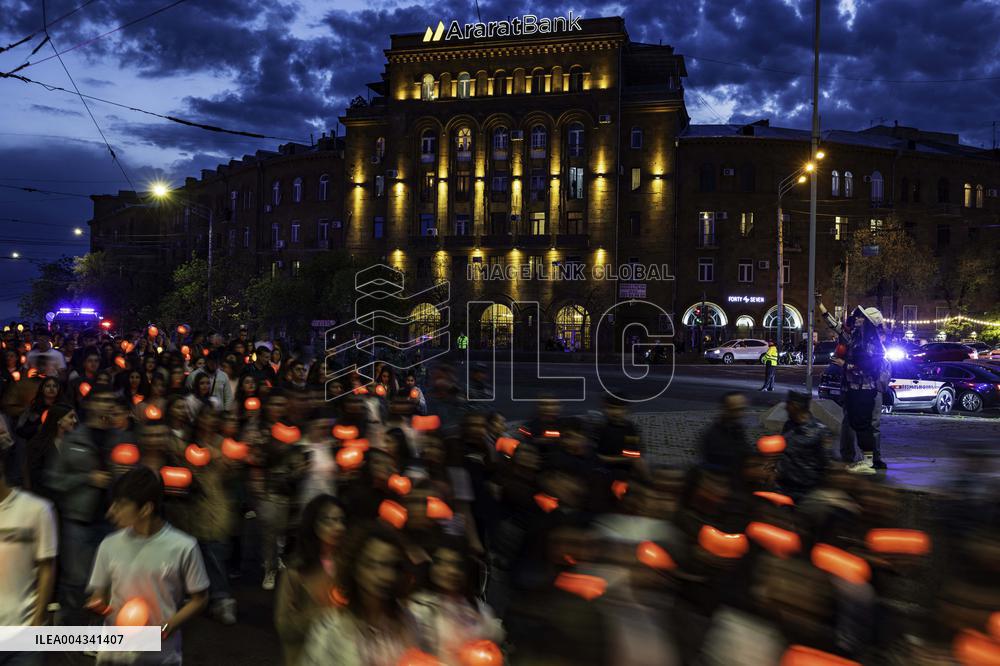 Armenia Holy Saturday at Saint Sarkis Cathedral - Yerevan