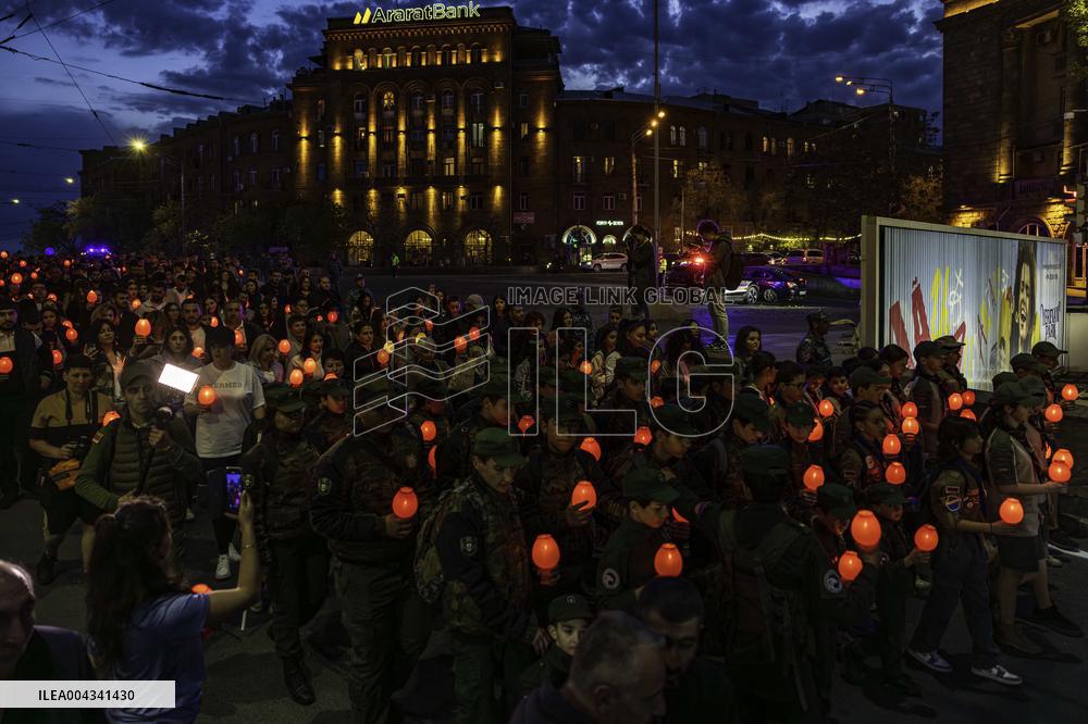 Armenia Holy Saturday at Saint Sarkis Cathedral - Yerevan