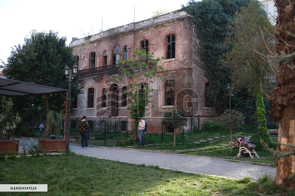 Old French Orphanage Turned Into a Cafe - Istanbul