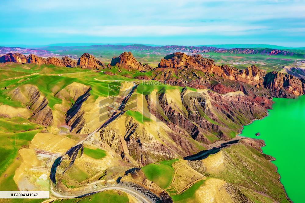 Phoenix Lake Scenery in Xinjiang