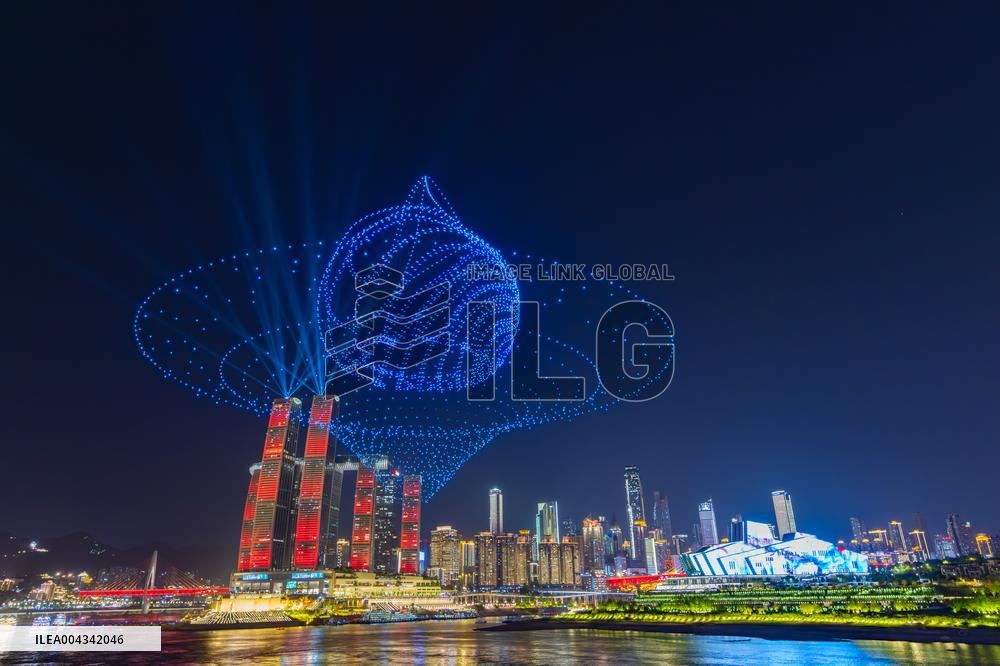 Drone Light Show in Chongqing