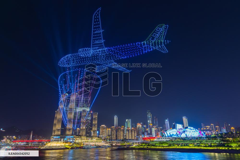 Drone Light Show in Chongqing