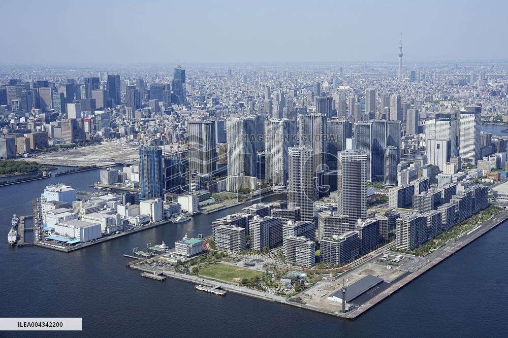 High-rise condominiums in Tokyo