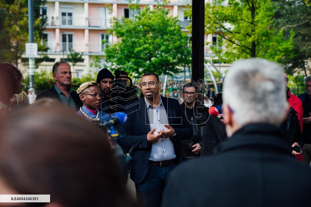 Demonstration After the Subway Shooting - Rennes