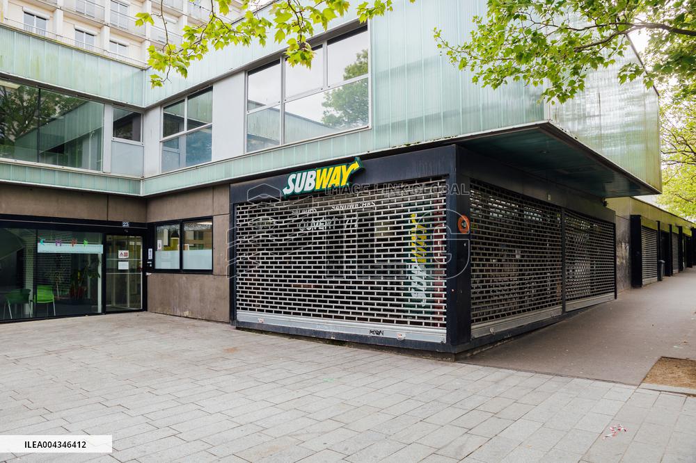 Demonstration After the Subway Shooting - Rennes