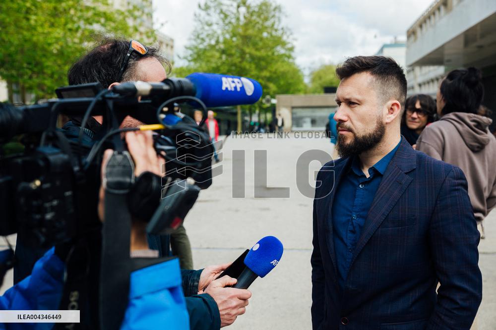 Demonstration After the Subway Shooting - Rennes