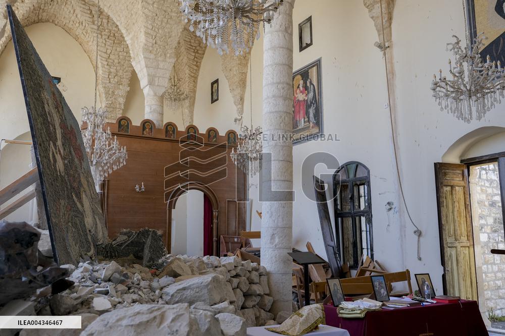 Easter Observed Amid Church Ruins - Lebanon