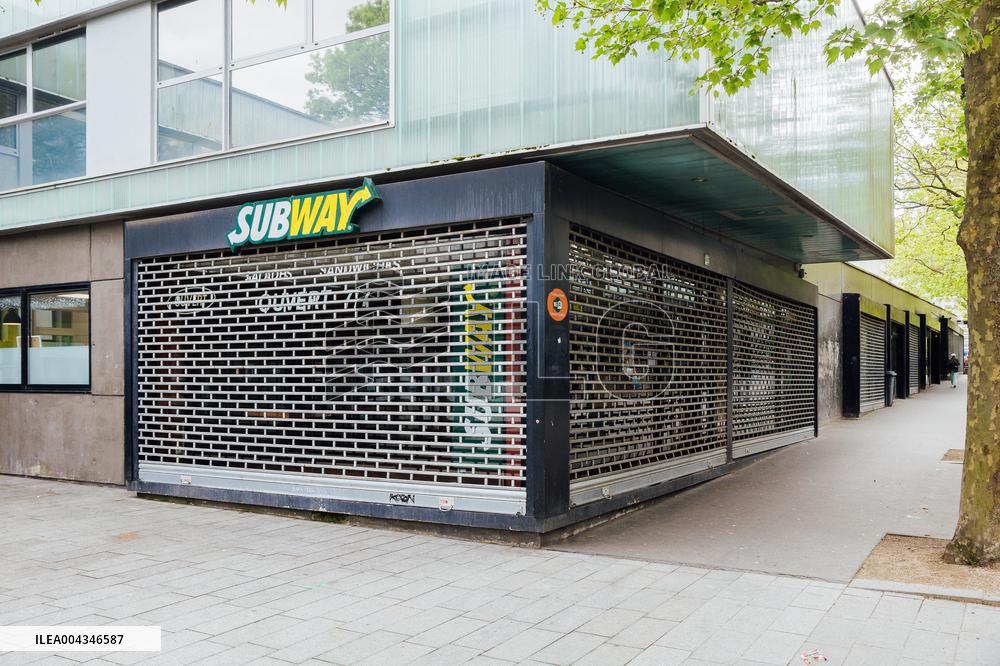Demonstration After the Subway Shooting - Rennes