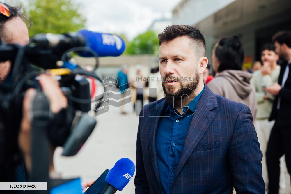 Demonstration After the Subway Shooting - Rennes