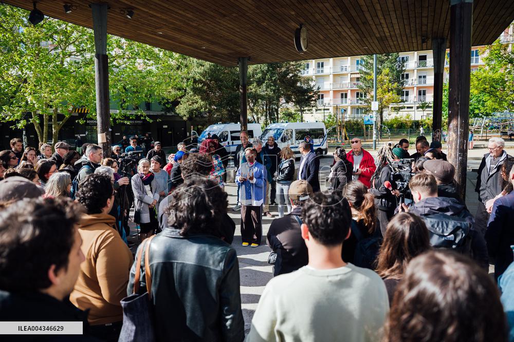 Demonstration After the Subway Shooting - Rennes