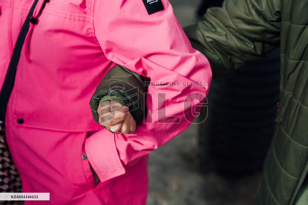 Demonstration After the Subway Shooting - Rennes