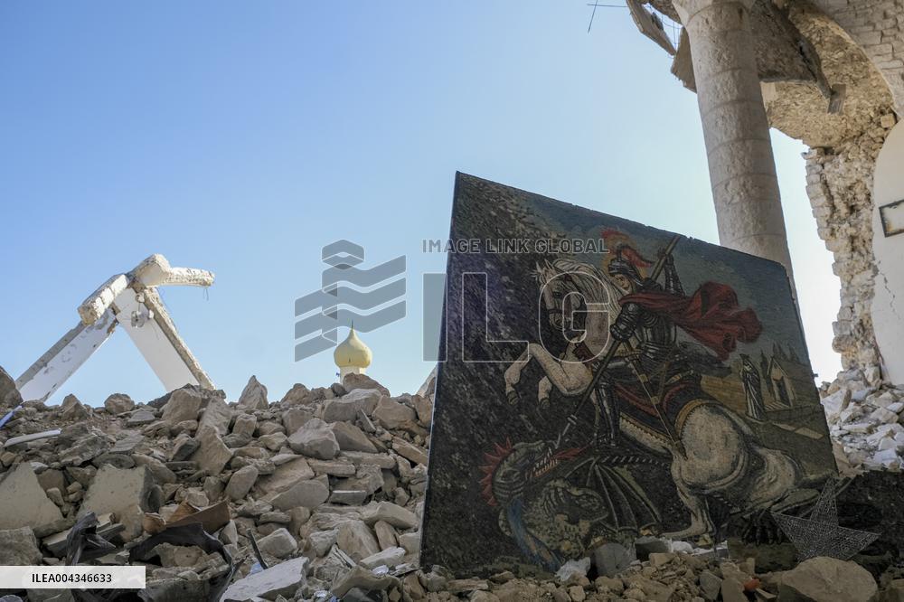 Easter Observed Amid Church Ruins - Lebanon