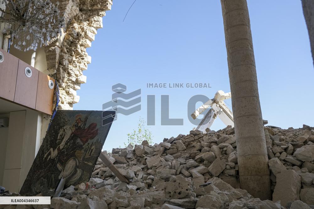 Easter Observed Amid Church Ruins - Lebanon