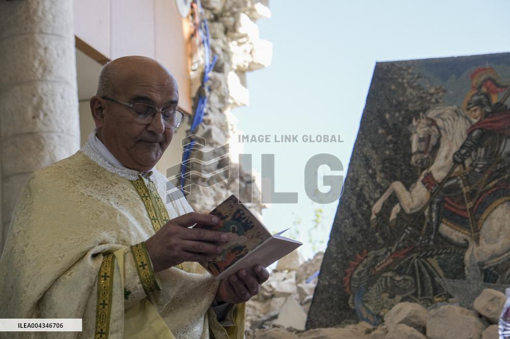 Easter Observed Amid Church Ruins - Lebanon