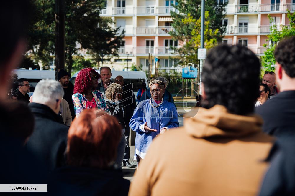 Demonstration After the Subway Shooting - Rennes