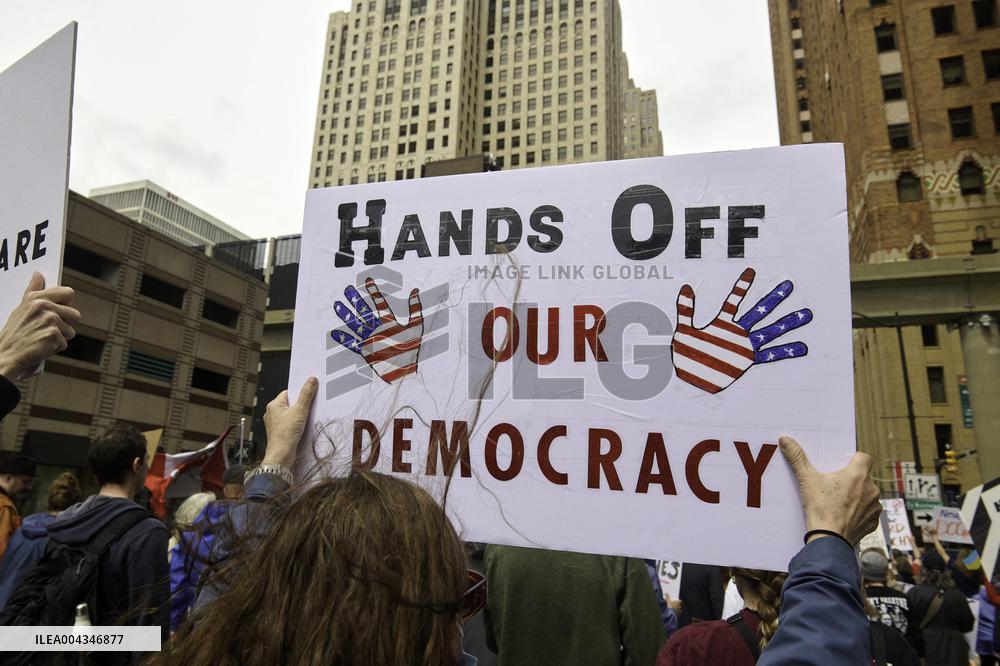 Americans Protest Trump - US