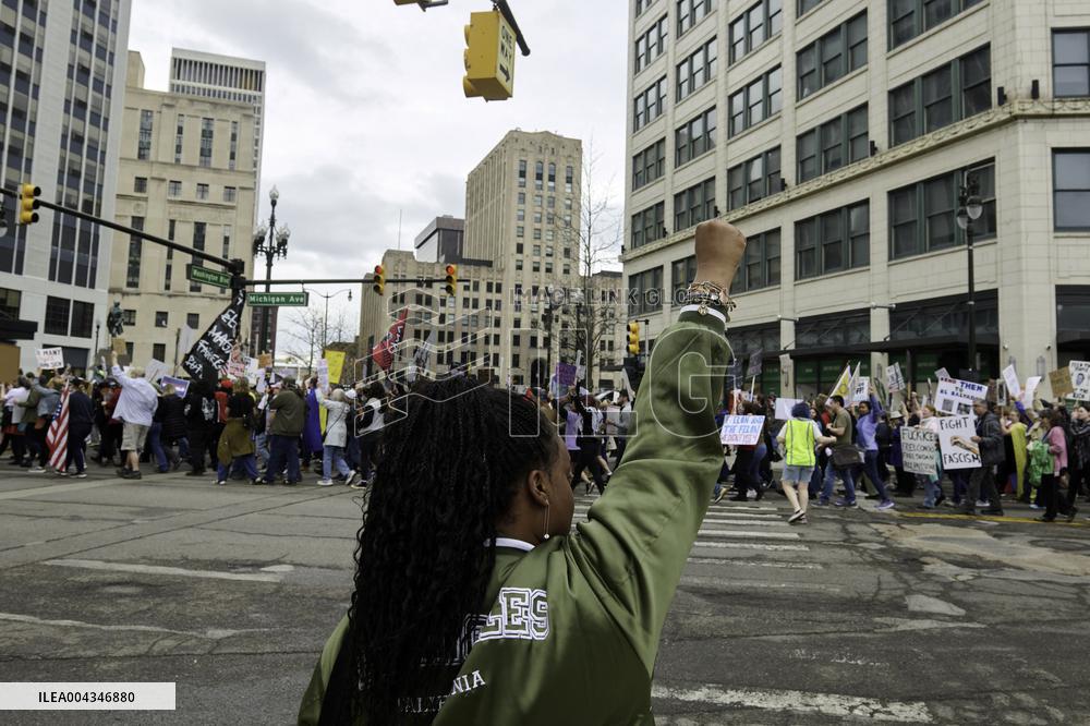 Americans Protest Trump - US