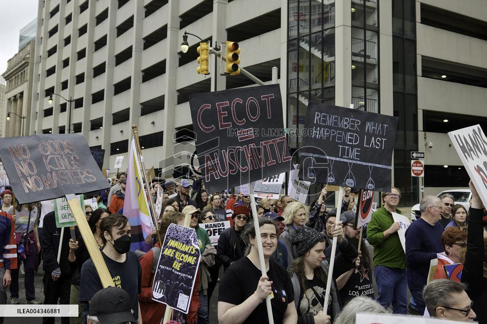 Americans Protest Trump - US