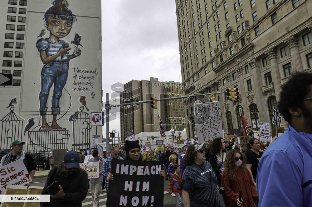 Americans Protest Trump - US