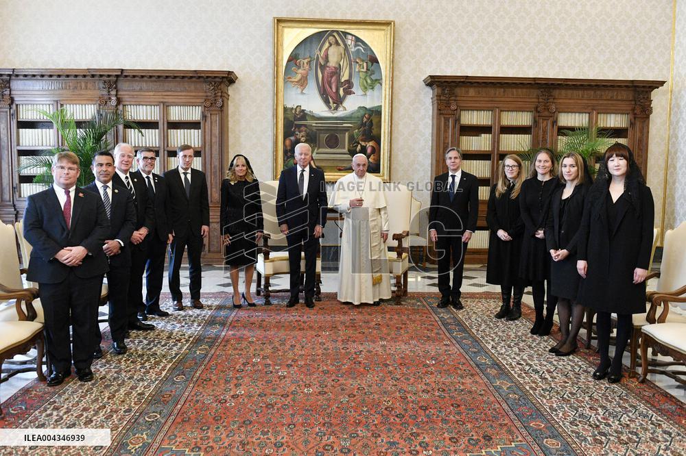 Biden meets Pope Francis at the Vatican