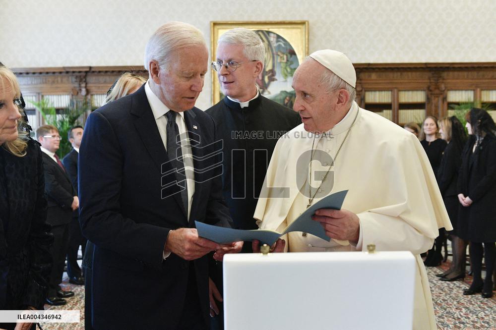 Biden meets Pope Francis at the Vatican
