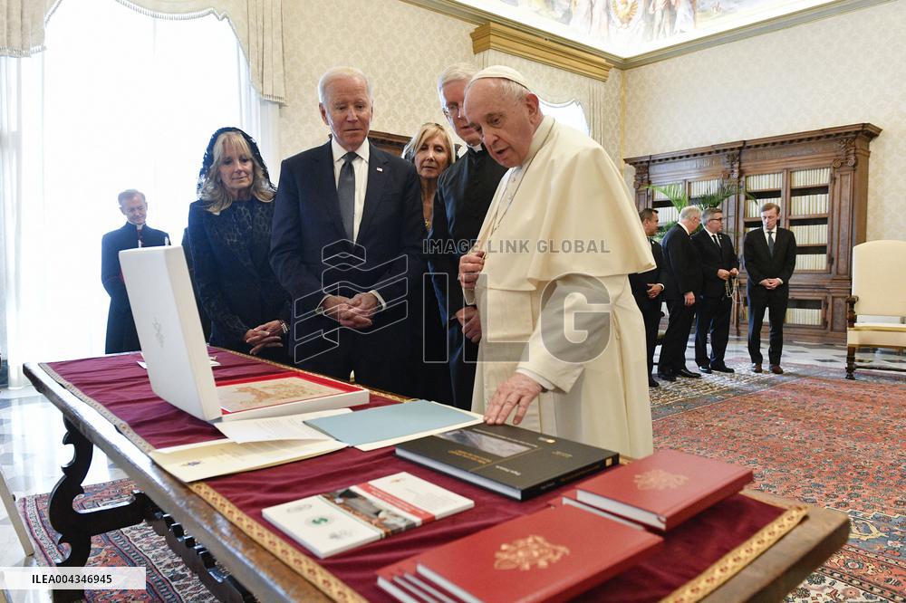 Biden meets Pope Francis at the Vatican