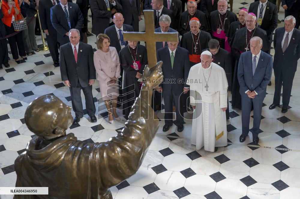 Pope Francis in US Capitol