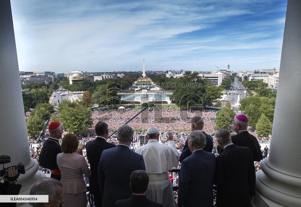 Pope Francis in US Capitol
