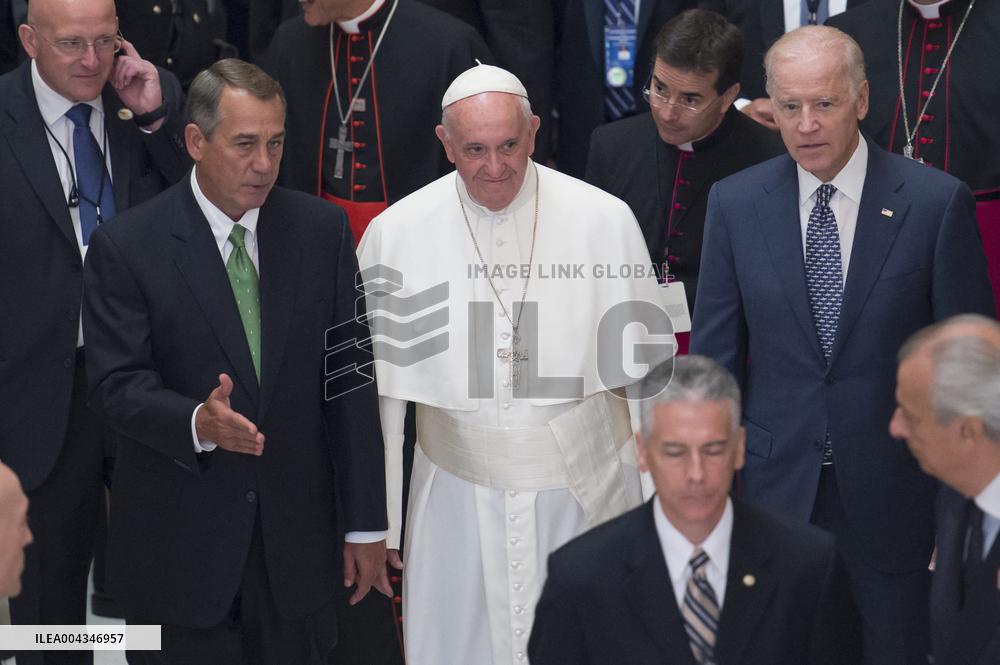Pope Francis in US Capitol