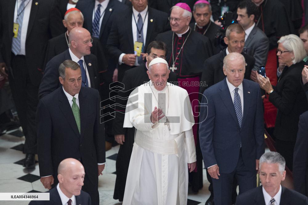 Pope Francis in US Capitol