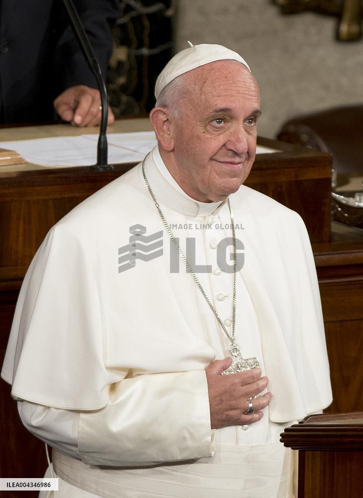 Pope Francis Addresses a Joint Session of Congress