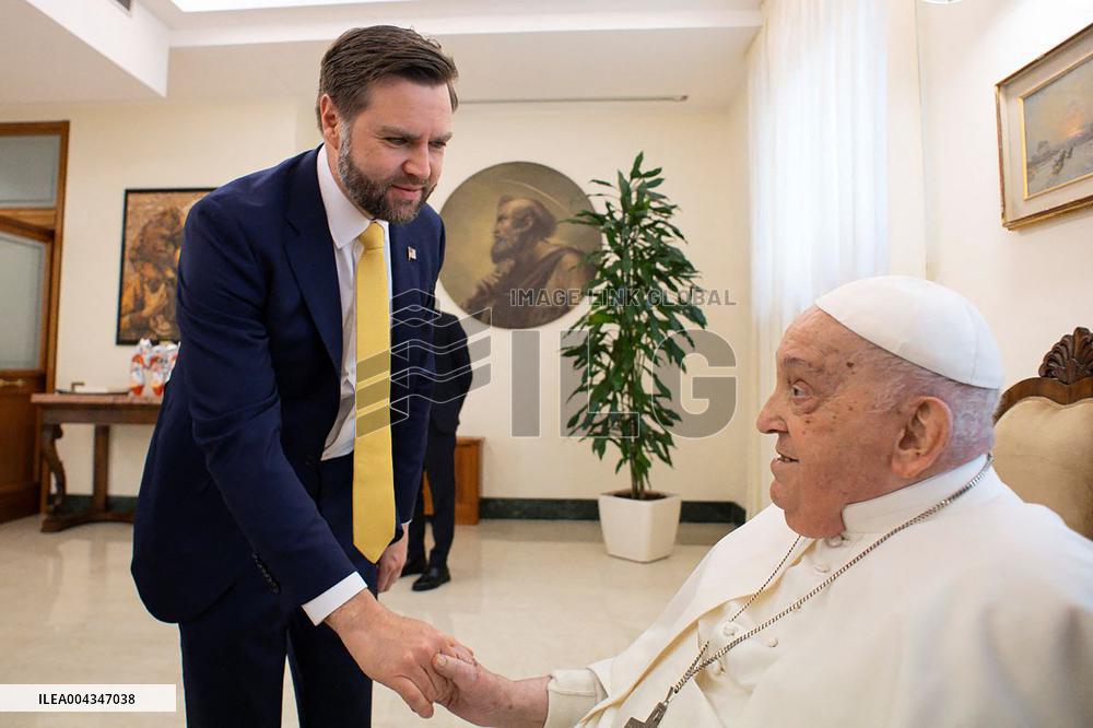 VP Vance Meets with His Holiness Pope Francis