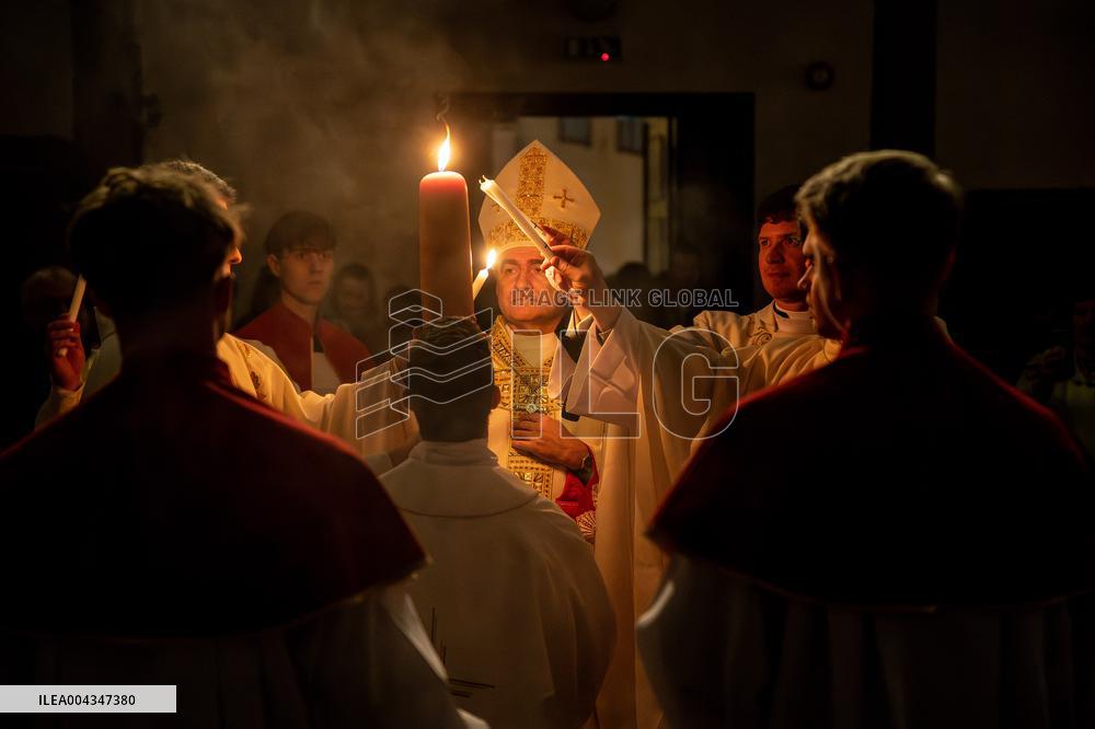 Easter vigil night