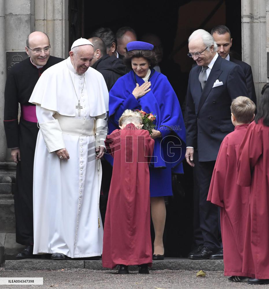 POPE IN SWEDEN