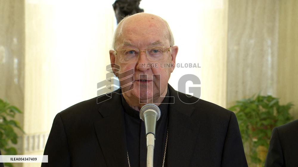 Cardinal Kevin Farrell Announces The Death Of Pope Francis - Vatican