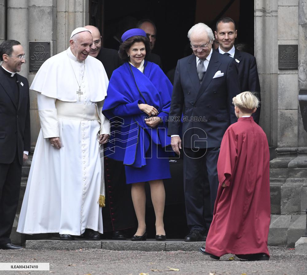POPE IN SWEDEN