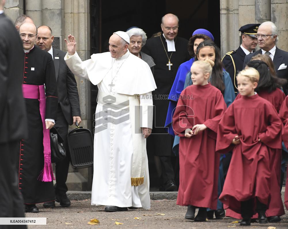 POPE IN SWEDEN