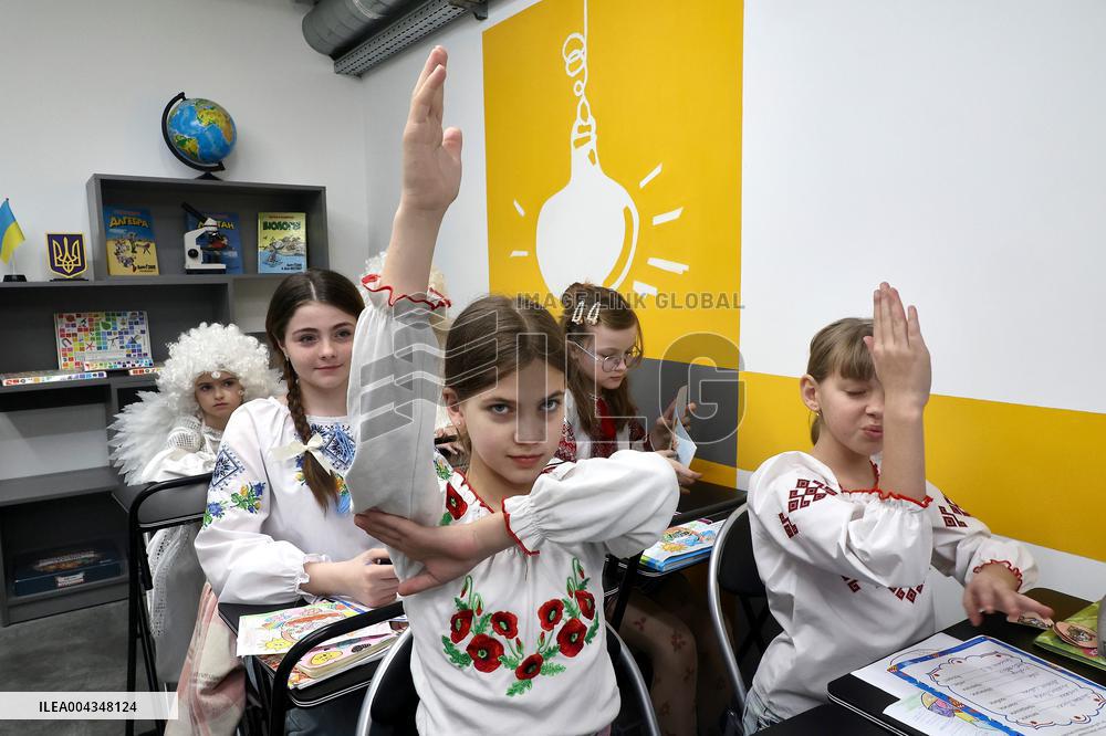 Third underground school opened in Kharkiv