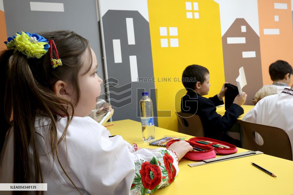 Third underground school opened in Kharkiv