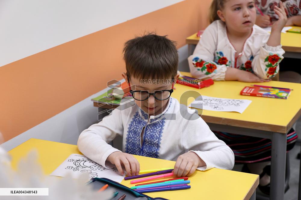 Third underground school opened in Kharkiv