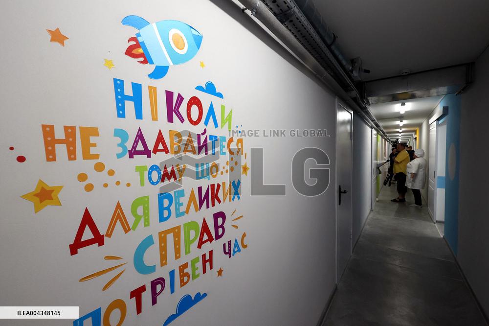 Third underground school opened in Kharkiv