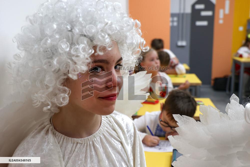 Third underground school opened in Kharkiv