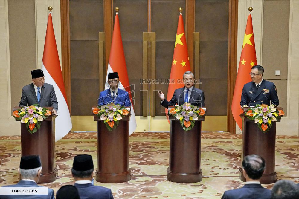 China-Indonesia foreign, defense ministerial talks