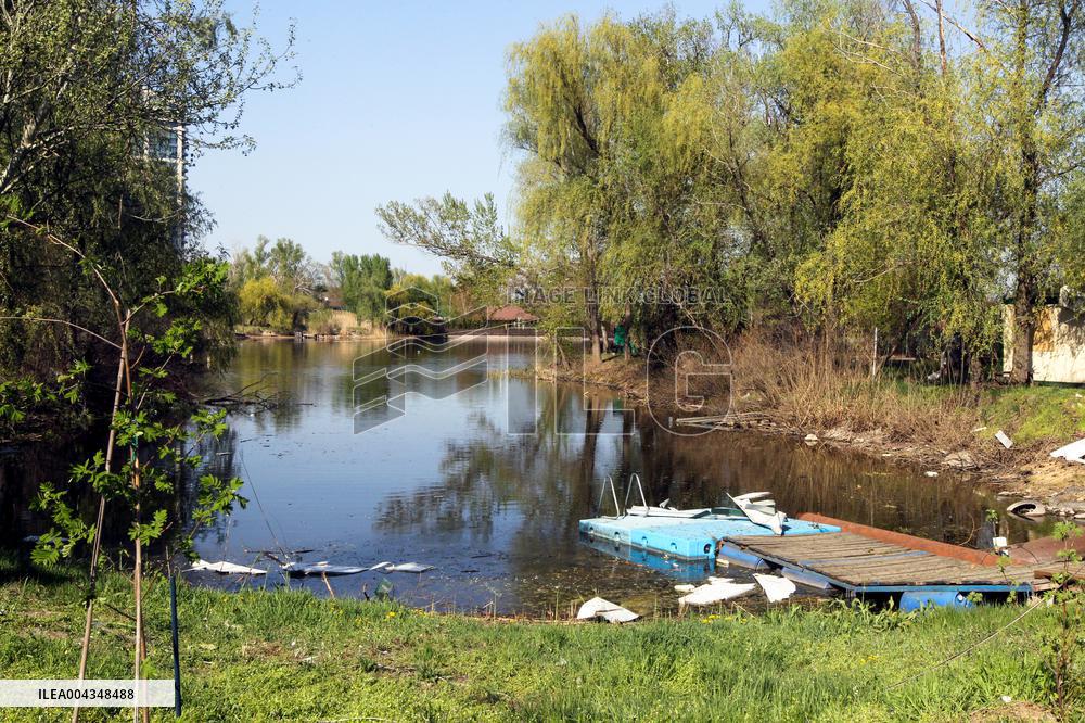 Consequences of Russian missile attack in Dnipro