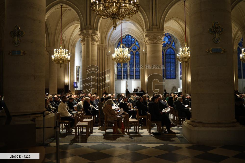 Prayer Vigil for Pope Francis - Paris