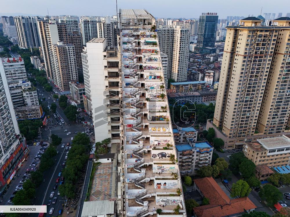 Graffiti Staircase Building in Nanning