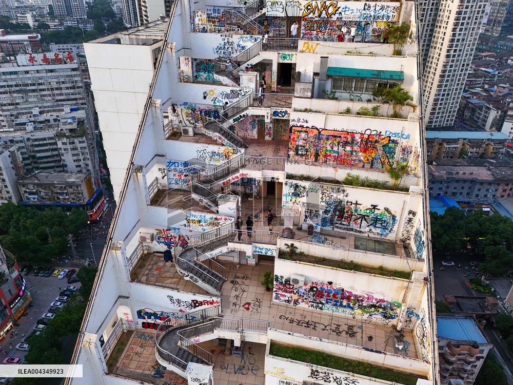 Graffiti Staircase Building in Nanning